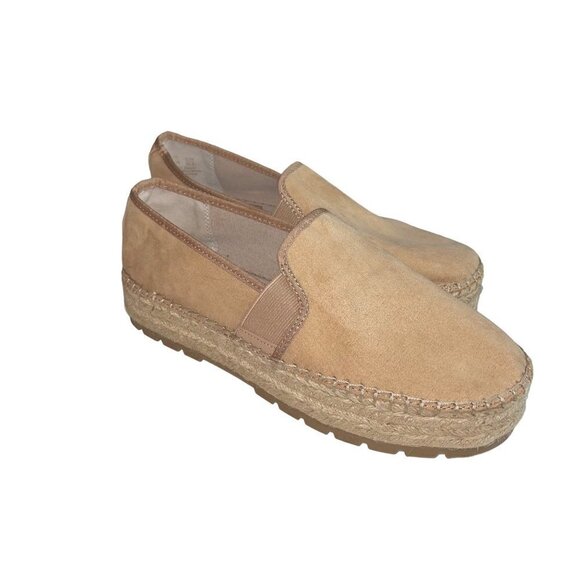 Circus By Sam Edelman Women Cora Loafers Size 8.5 Camel Manmade Elastic Slip On - Picture 3 of 15